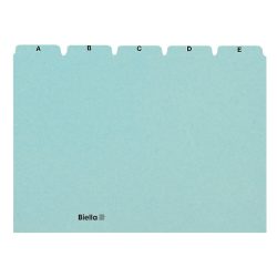 Biella Leitkarten A5 Karton A-Z Blau 25 3 Stück