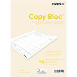 Biella Wochen-Rapport-Buch A4 5 Stück mit 50 Blatt