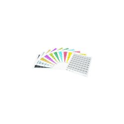 Biella Etiketten Selbstklebend Numerisch Nr. 9 296 x 226 mm Schwarz 20 Blatt à 64 Etiketten