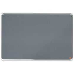 Nobo Pinnwand Filz Premium Plus Grau 90 x 60 cm
