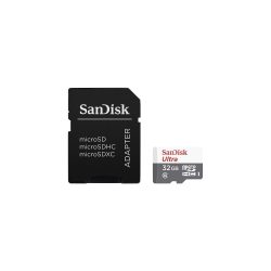SanDisk Ultra Lite microSDHC UHS-I-Speicherkarte mit SD-Adapter 32 GB Klasse 10 SDSQUNR-032G-GN6TA