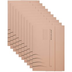Djois Secolor Schnellhefter Folio Braun 10 Stück