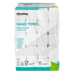Niceday Professional Falthandtücher V-falz Weiss 2-lagig 1165074 20 Stück à 200 Blatt