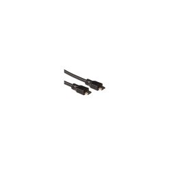 ACT HDMI Male HDMI-Kabel HDMI Male AK3902 Schwarz 2 m