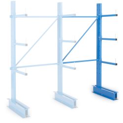MANORGA Anbauregal mit 3 Ebenen Cantilever 1.000 x 400 x 2.000 mm