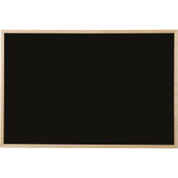 Bi-Office Kreidetafel Kiefer schwarz 900 x 600 mm