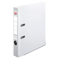 herlitz maX.file Protect plus Ordner A4 55 mm Weiss 2 Ringe Pappkarton, PP (Polypropylen) Texturiert