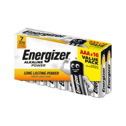 Energizer AAA Alkali-Batterien Power LR03 1,5 V 16 Stück