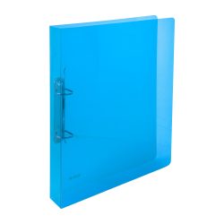 Biella Ringhefter ClearColor A4 2 Ring 25 mm PP Transparent, Blau 10 Stück