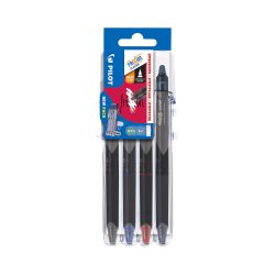 Pilot Pen Frixion Punkt Clicker Farbig sortiert 0.3 mm Set2Go 4 Stück