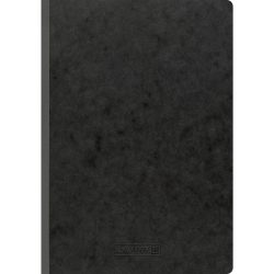 BRUNNEN Notizbuch A4 Liniert Softcover Schwarz Nicht perforiert 192 Seiten 96 Blatt