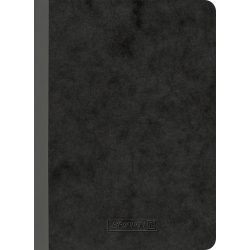 BRUNNEN Notizbuch A6 Blanko Softcover Schwarz Nicht perforiert 192 Seiten 96 Blatt
