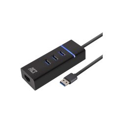 ACT USB-Hub AC6310 3 USB,1 RJ45