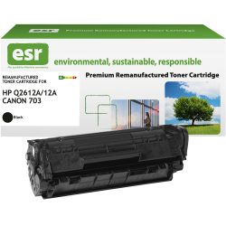 esr Tonerkartusche kompatibel mit Canon 7616A005 Schwarz