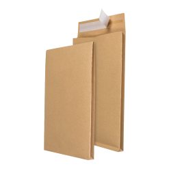 Viking C4 Abziehstreifen Faltenversandtaschen Braun 229 (B) x 324 (H) mm Ohne Fenster 125 g/m² 100 Stück
