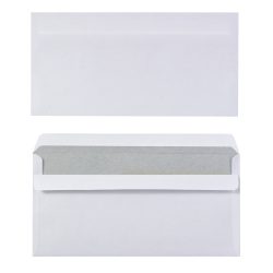 Niceday Briefumschlag Ohne Fenster DL 220 (B) x 110 (H) mm Haftklebend Weiss 75 g/m² 100 Stück