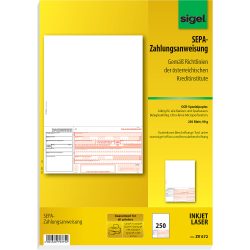 Sigel Zahlungsanweisung Papier ZV672 A4 240 Blatt