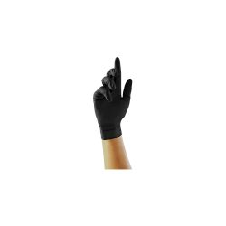 PRO.TECT Einweghandschuhe Nitril Ungepudert Extra Large (XL) Schwarz 100 Stück