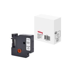 D1 S0720670 / 40910 Kompatibles Dymo Beschriftungsband Selbsthaftend Schwarz auf Klar 9 mm x 7 m