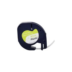 LT Beschriftungsband Kompatibel DYMO 91221 5DY91221-WT Selbsthaftend Weiss 56 mm x 4 m