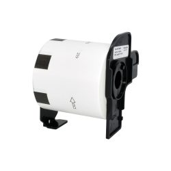 QL Etikettenrolle Kompatibel Brother DK-11209 5BR11209 Selbsthaftend Schwarz auf Weiss 90 x 91 mm 800 Etiketten