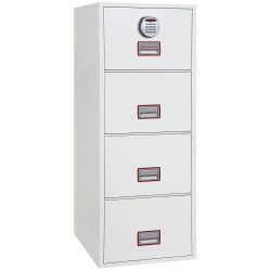 Phoenix Aktenschrank FS2274E Elektronisch Weiss 570 x 700 x 1450 mm