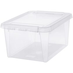 SmartStore Aufbewahrungsbox Home 31 32 L Transparent, Weiß PP (Polypropylene) 39 x 50 x 26 cm