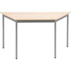 Sodematub Trapezförmig Konferenztisch Hellbraun, Silber Eisen Silber 1.400 x 700 x 740 mm