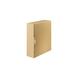 Falken Archivbox Naturbraun 8 x 23 x 32 cm Pappkarton 50 Stück