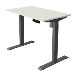 Kerkmann Move 1 Rechteckig Elektronisch Höhenverstellbarer Sitz-Stehschreibtisch Melamin, Stahl Anthrazit 1000 x 800 x 1230 mm