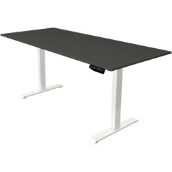 Kerkmann Move 1 Rechteckig Elektronisch Höhenverstellbarer Sitz-Stehschreibtisch Melamin, Stahl Weiss 1800 x 800 x 1230 mm