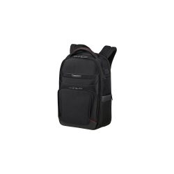 Samsonite Laptop-Rucksack SA2100 15,6 Zoll Ballistisch Nylon, Leder Details, Recyceltes Polyester 32 x 15 x 42 cm Schwarz