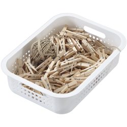 SmartStore Korb Kunststoff Weiss 3185781 2,8 (B) x 3,7 (T) x 1 (H) cm