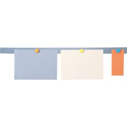 Maul Magnetband Silber Edelstahl 5 x 100 x 0,18 cm