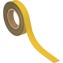 Maul Magnetband Gelb 15,5 x 3 cm 10 Stück