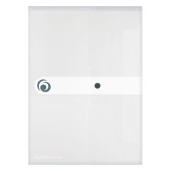 herlitz easy orga to go Dokumentenmappe docfoldPP Druckknopf Polypropylen Hochformat 23,9 (B) x 32,9 (T) x 0,6 (H) cm Transparent 11206653
