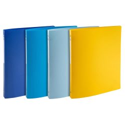 Exacompta BEE BLUE 15 mm Ringbuch PP (Polypropylen) Recycelt A4 4 Ringe Farbig sortiert 4 Stück