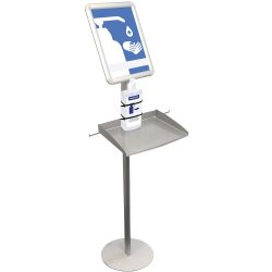 MAGNETOPLAN Hygienestation 146x40x32cm 11026000 mit Infoschild
