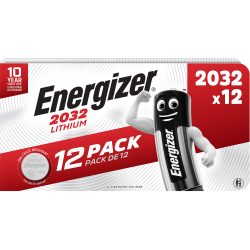 Energizer Batterien CR2032 Lithium Manganese Dioxide (Li-MnO2) 3 V 12 Stück