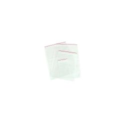 Wiederverschlussbeutel Beschriftungsstreifen Transparent 4 x 6 cm 100 Stück