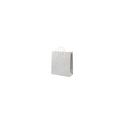 Papiertüte Gewundener Griff 400 x 160 x 450 mm 28,8 L Weiss 150 Stück