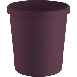 Papierkorb Helit The Green German, Volumen 18 l, umlaufender Griffrand, Recyclingkunststoff, rot