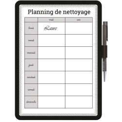 Djois Magneto Rahmen Memo A4 Schwarz 194117 230 (B) x 2 (T) x 317 (H) mm