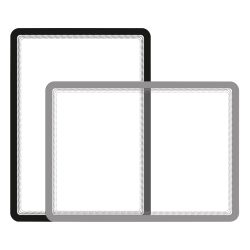 Djois Magneto Rahmen A4 Grau 194950 230 (B) x 2 (T) x 317 (H) mm