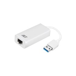 ACT USB Adapter AC4410 Weiß USB konform mit 10/100/1000 Mbps-Netzwerken