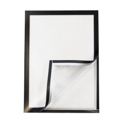 Niceday Magnetischer Inforahmen DIN A4 Schwarz 2 Stück