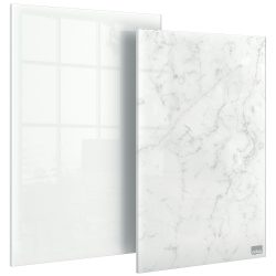 Nobo Whiteboard-Notepad Mini 1915601 Trocken Abwischbar Glasoberfläche Rahmenlos 230 x 152 mm Weiss, 2 Stück