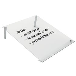 Nobo Mini-Whiteboard Geneigt 1915612 Acryl Rahmenlos DIN A4 Transparent
