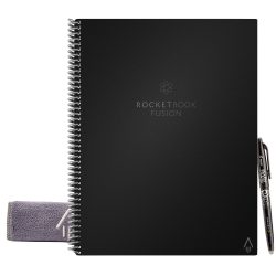 RocketBook 1/3 A4 Notizbuch EVRF-L-RC-A-FR Gepunktet Nicht perforiert 42 Seiten Schwarz
