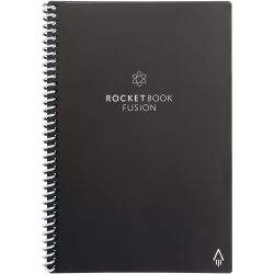 RocketBook A5 Notizbuch EVRF-E-RC-A-FR Gepunktet nicht perforiert 42 Seiten Schwarz